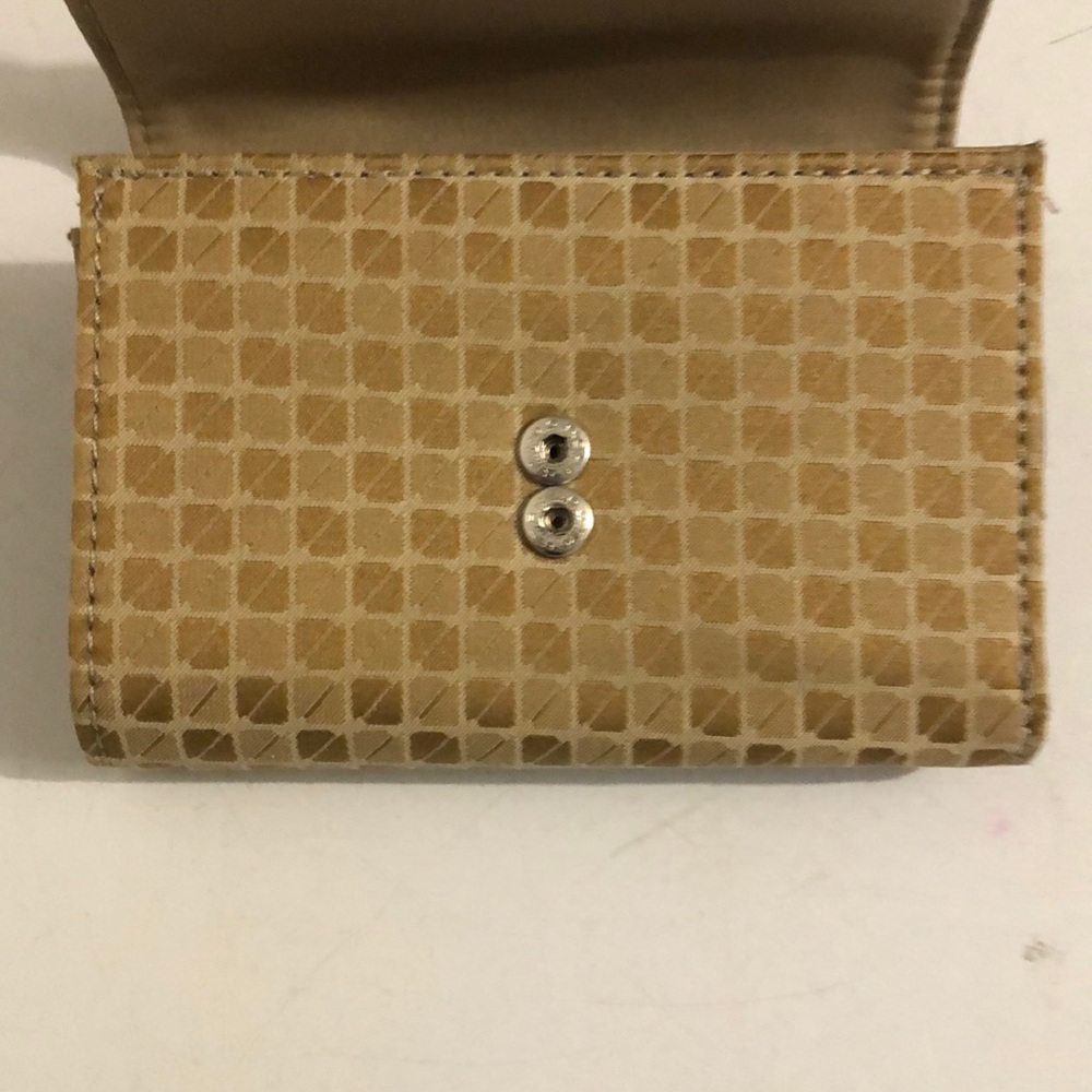 Brown Checker Pattern Wallet - image 8
